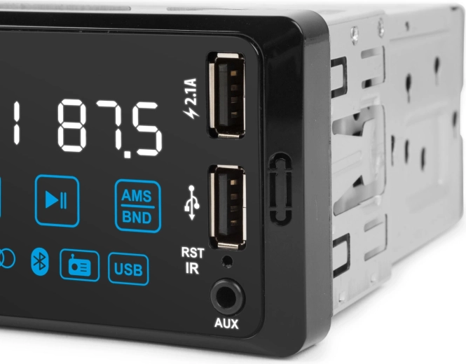 Bluetooth, USB y AUX para su música