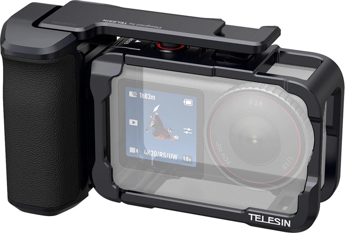 Funda protectora Telesin con empuñadura para DJI Osmo Action 6