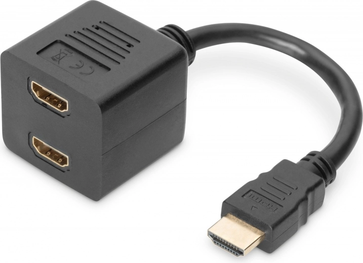 Divisor/splitter HDMI Full HD 0,2 m negro