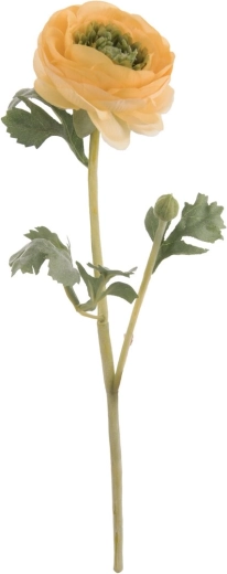 Ranúnculo artificial amarillo 37 cm