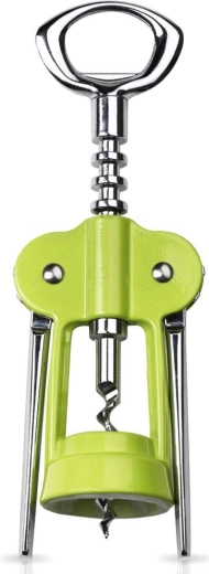 Sacacorchos de palanca con alas 18,5 cm – verde
