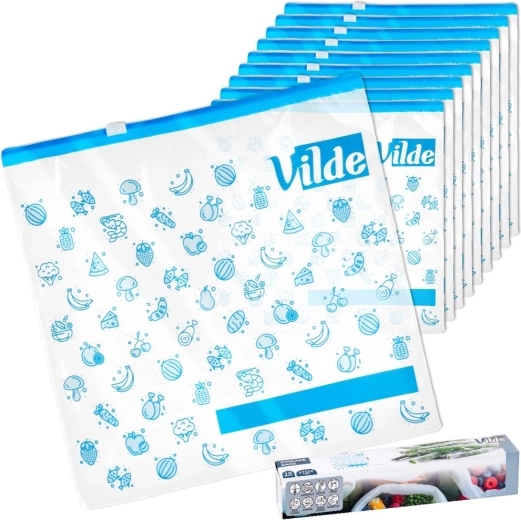 Bolsas herméticas para alimentos Vilde 27 × 26 cm 10 uds