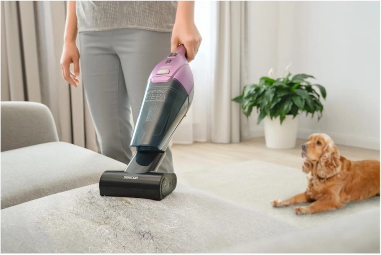 Aspiradora de mano para muebles y automóvil