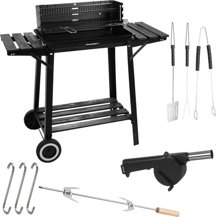 Asador con horquilla para carne jugosa