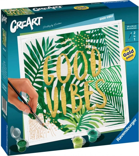 CreArt: Good Vibes – pintura por números para adolescentes