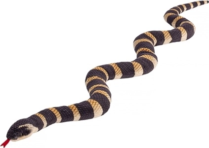 Manguera flexible negra con perfil en zigzag de 100 cm