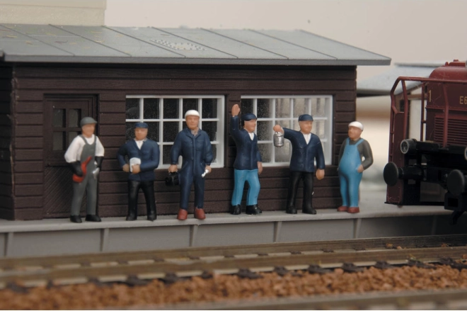 Figuras Piko de personal ferroviario – set de 6 uds