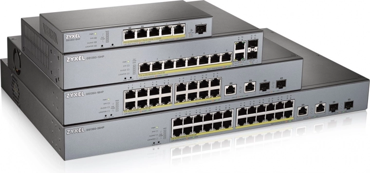 Switch gestionable Zyxel de 24 puertos PoE LR 375W