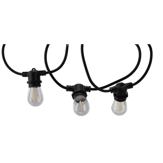 Guirnalda luminosa de jardín FILAME 10x LED E27, blanco cálido, 10 m, IP44, 230 V