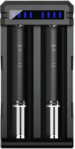 XTAR SC2 cargador rápido USB para acumuladores Li‑ion 3,6/3,7 V
