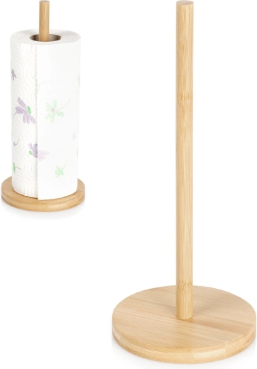 Soporte de bambú para toallas de papel 29,5 cm