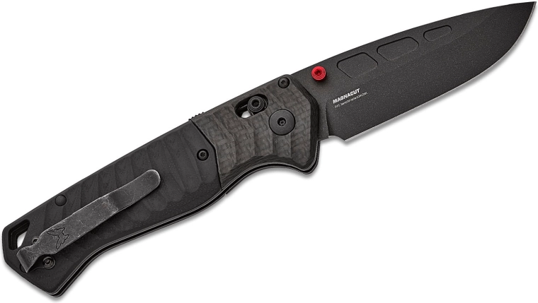 Navaja de bolsillo Benchmade PSK con acero CPM MagnaCut y seguro AXIS