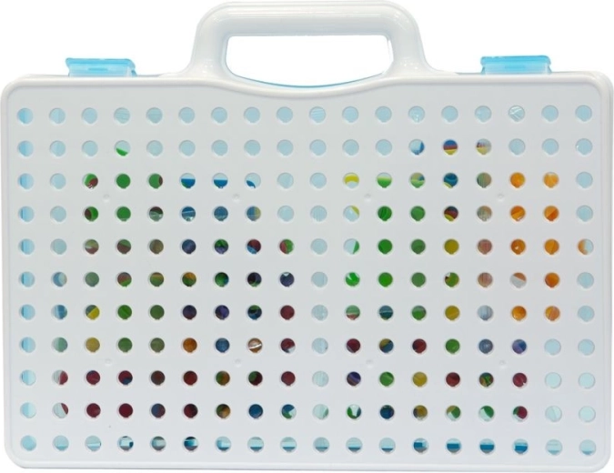 Práctico maletín 2 en 1: caja de almacenamiento y tablero de montaje