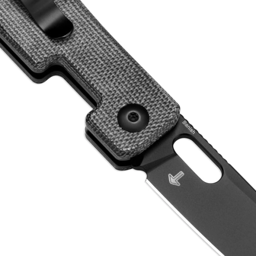 Micarta cómoda y clip profundo