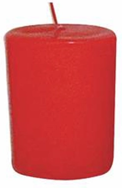 Vela aromática con fragancia de rosa, roja 4 × 4,9 cm
