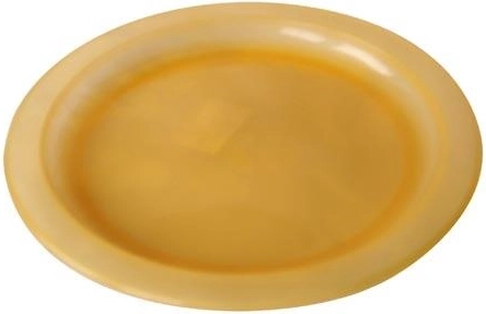 Plato de plástico llano 23 cm – mezcla de colores