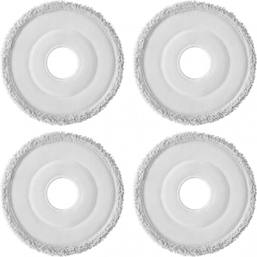 Almohadillas de mopa para aspiradoras MOVA – compatibles con P10 Ultra, P10 Pro Ultra, E30 Ultra, P50 PU, V50 U, P50 U (4 uds.)
