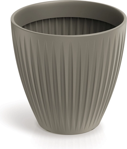 Maceta Latia Round Midl 60 cm mocca