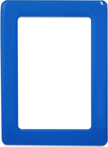 Marco magnético autoadhesivo azul 13,0 × 8,1 cm