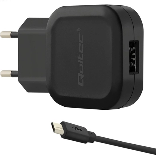 Cargador USB 12W con cable micro USB
