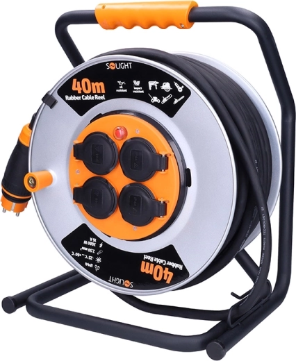 Cable de goma-neopreno de 40 m y fusible térmico de seguridad