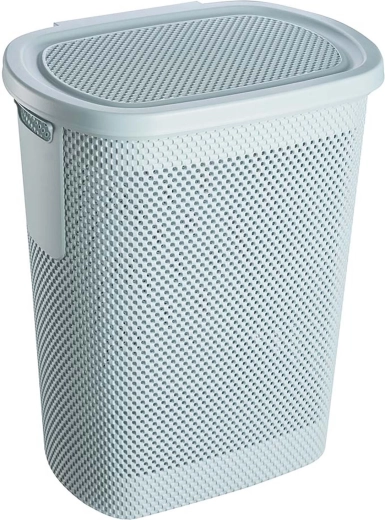 Cesto para ropa sucia 58 l de plástico azul