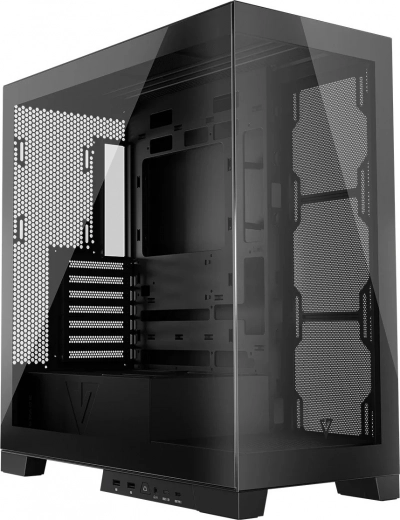 Caja de ordenador Volcano Space MIDI negra