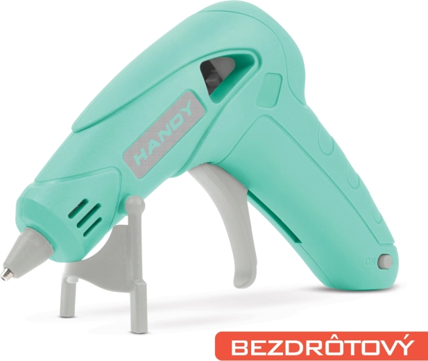 Pistola de pegamento termofusible inalámbrica USB-C de 10 W, verde