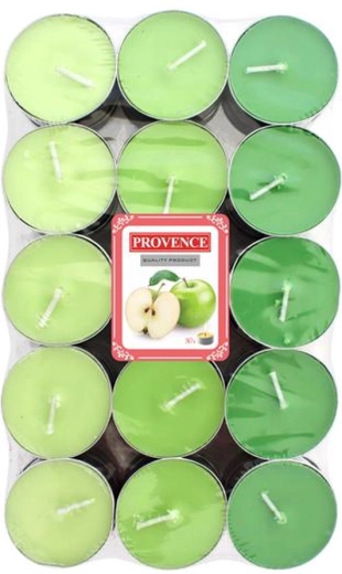 Velas de té Provence manzana 30 uds