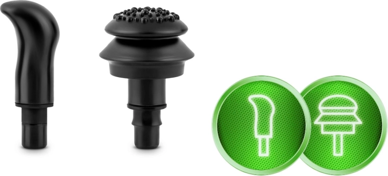 8 accesorios de masaje intercambiables