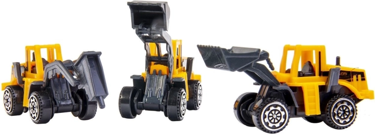 3 cochecitos de construcción para un juego lleno de acción