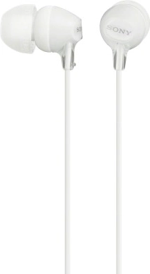 Auriculares Sony MDR-EX15AP con micrófono blancos