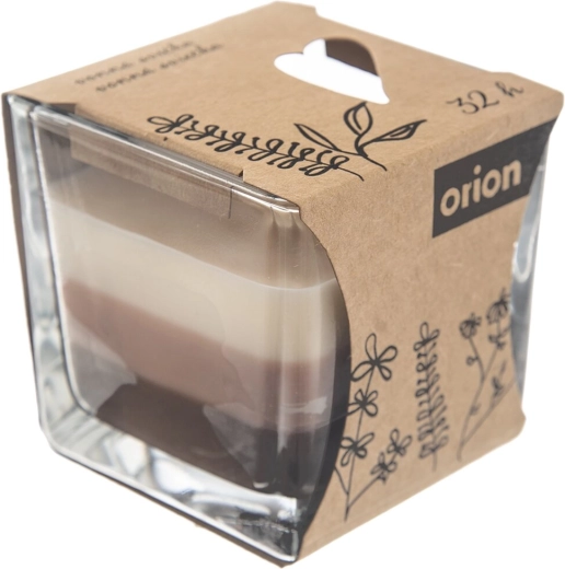 Vela aromática en vaso de cristal Louka vainilla