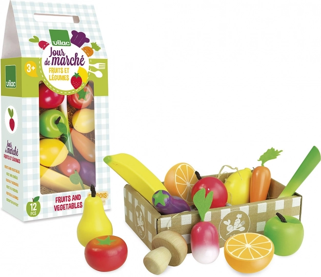 Vilac set de madera de fruta y verdura