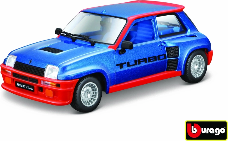 Modelo metálico de coche 1:24 Renault 5 Turbo – azul (Bburago)