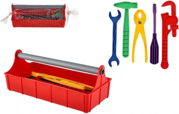 Set de herramientas infantil en caja de transporte
