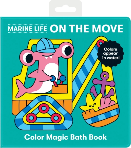 Libro para el baño Vida marina en movimiento MUDPUPPY