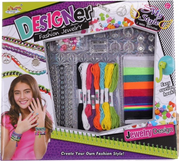 Set para hacer joyas trenzadas para niños