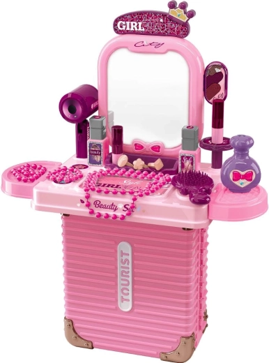 Salón de belleza infantil Buddy Toys en maletín