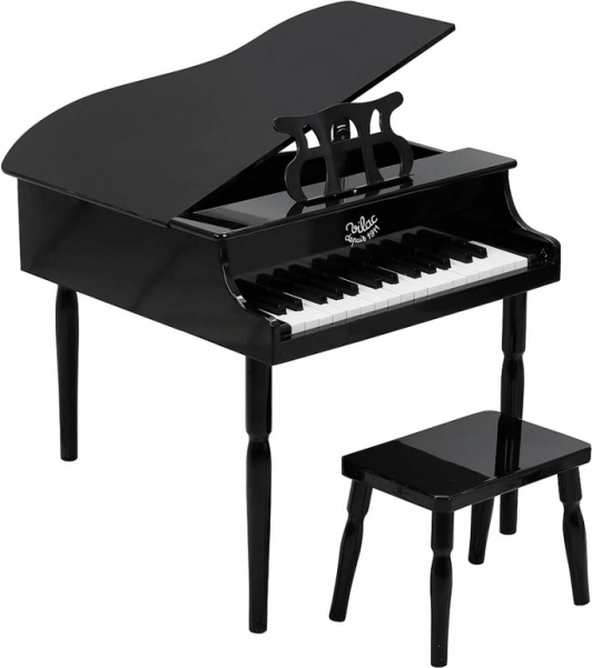VILAC piano de cola infantil, 30 teclas, con banqueta y partituras