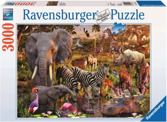 Puzzle Ravensburger Animales africanos 3000 piezas