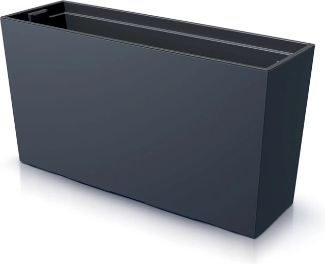 Jardinera con inserto URBI CASE M 77 cm antracita