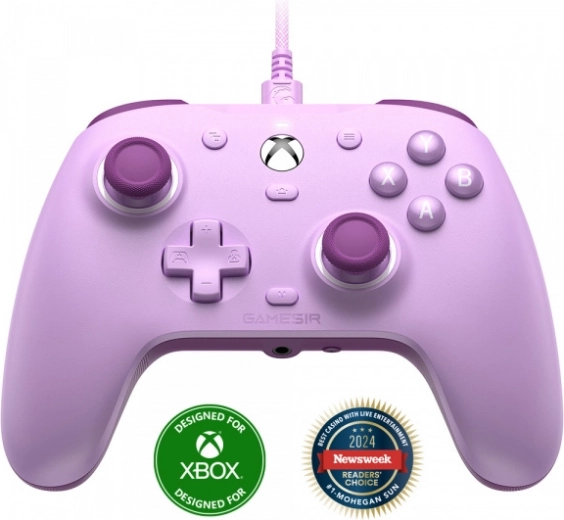 Mando con cable GameSir G7 SE (morado)