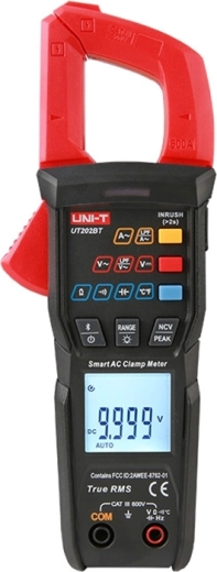 Uni-T UT202BT multímetro de pinza inteligente con Bluetooth