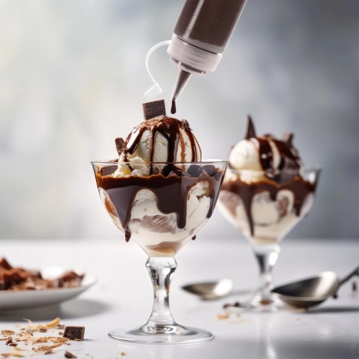 Ideal para chocolate, glaseados y siropes