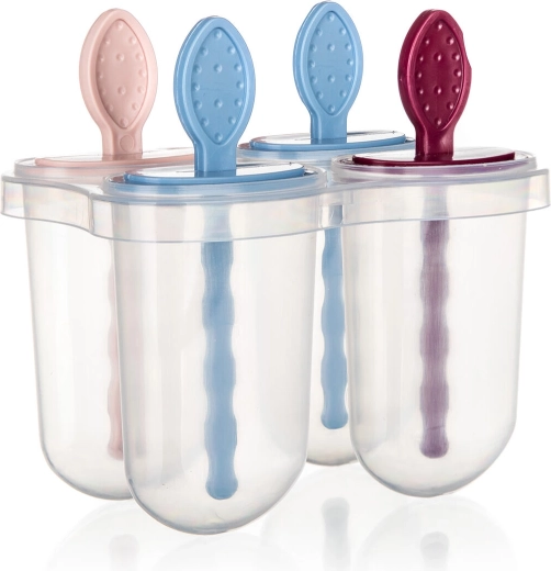 Moldes para polos 60 ml ACASSA, set de 4 uds