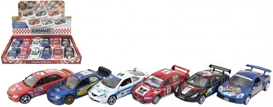 Coches de carreras Kinsmart Street Fighter de 13 cm con retroceso, 6 tipos