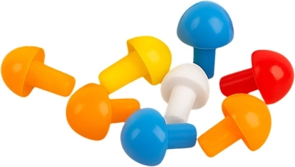 Clavijas de colores para diferenciar fácilmente las combinaciones