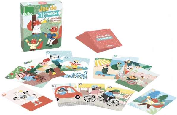 Vilac juego de cartas Siete familias – animales