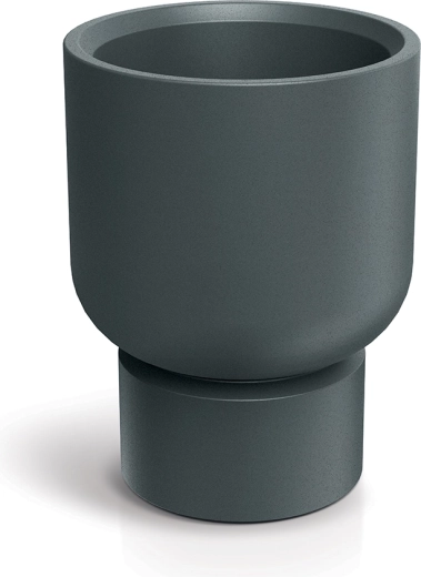 Maceta Molta Base Round Midl 40 cm grafito